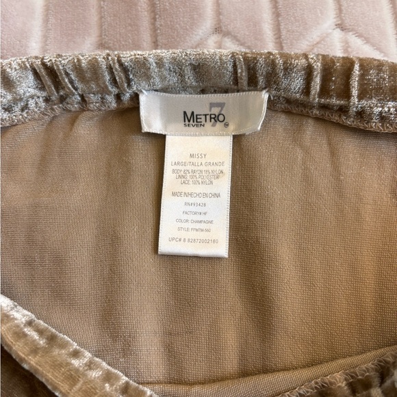 Whimsigoth Fairycore Gold Velvet Skirt Eyelash Lace Trim Sequin Boho Grunge Sz L - Picture 4 of 8